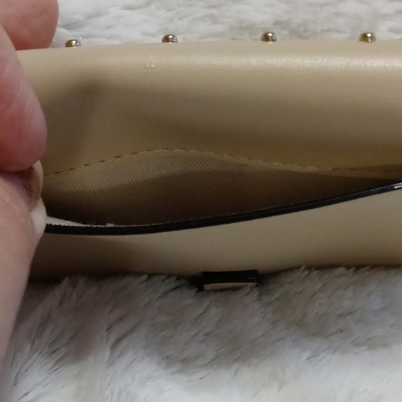 ✴️3/$15✴️ Small gold studded hand clutch - Picture 2 of 7